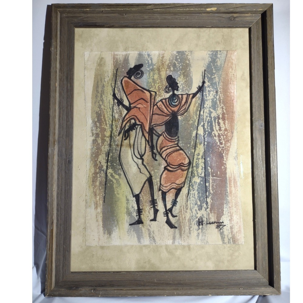 Ugandan Batik Art‎ Signed Henry Lumu 87